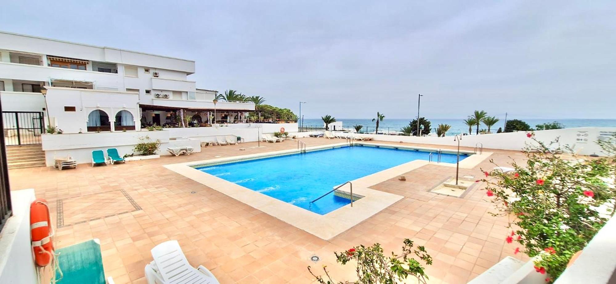 Apartamento Villa Azul, 1ª Linea De Playa 모야카 외부 사진